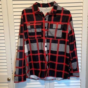 New Plaid Button Down